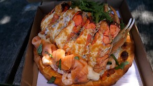 $120 LOBSTER & Snow Crab Pizza in Vancouver