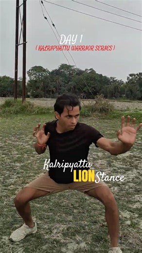 They fear this ANCIENT FIGHTER SECRETS | DAY 1 | Simha Vadavu (Lion Stance) Tutorial #shorts #mma