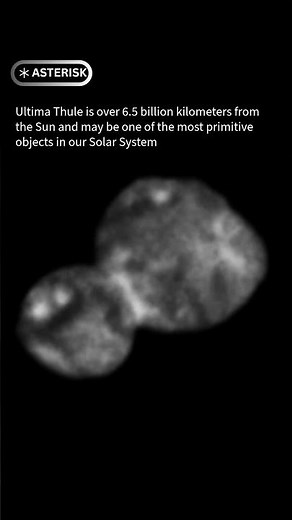 Ultima Thule: A Cosmic Snowman Beyond Pluto 🌌 #space #planet #astronomy