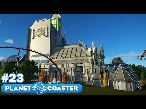Let's Build the Ultimate Theme Park! - Planet Coaster - Part 23 (Finishing the Sci-fi Complex)
