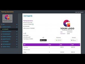 Invoices & Estimates - Contractor Estimating App