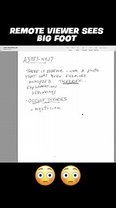 Remote Viewer sees Bigfoot #woowoo #conspiracy #mystery #bigfoot #sasquatch #remoteviewing #esp #intuition #clairvoyant #reels | Future Forecasting Group