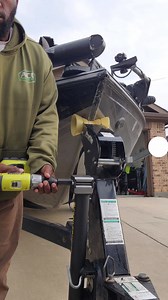 Bought A New Trailer Jack..... Pretty Slick! #worksmarter #trailer #trailervalet #simplelife #powertools | Fishing Ken