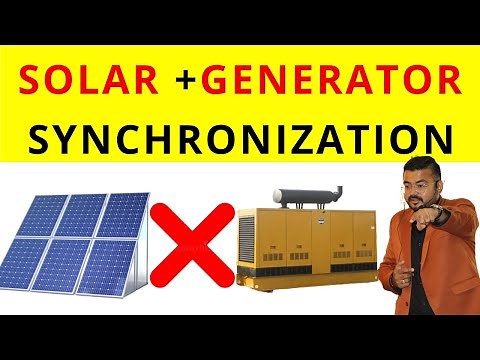 SOLAR & GENERATOR SYNCHRONIZATION | DG SYNCHRONIZATION WITH ONGRID SOLAR POWER PLANT