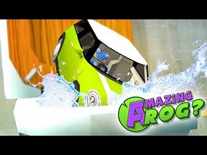 BAT FROG FLUSHES CAR WHILE DRIVING IT! - Amazing Frog Gameplay - Amazing Frog Update