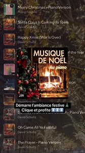 L'ambiance de noel dans une playlist 🎄🎶 Les titres les plus connus en version piano 🎹 🎧 #playlist #noel #piano | Christmas Songs