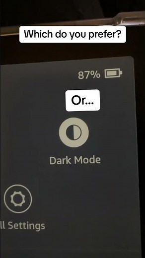 Kindle Dark Mode or Light Mode? (Kindle Paperwhite) #reading #kindle #kindlepaperwhite