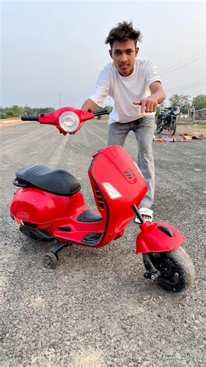 All The Best Super Vaspa Rc Red Scooter Unboxing Testing 😍
