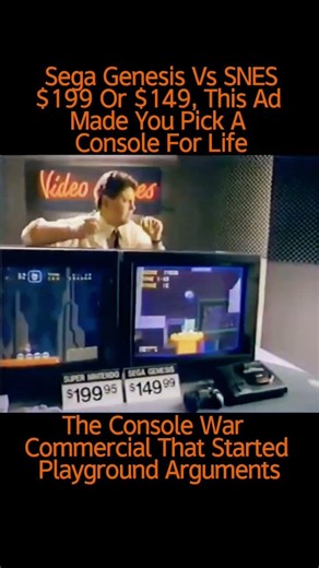 SNES Vs Genesis Commercial - $50 Decided A Lot Of Childhoods