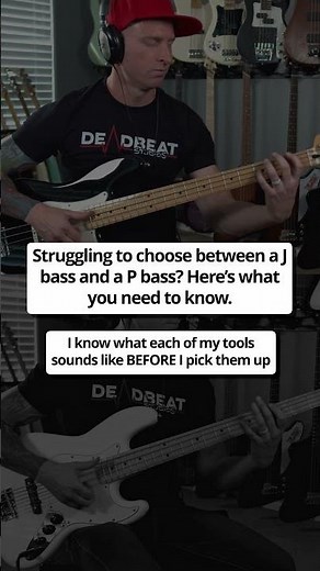 How I choose between a P and J Bass