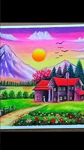 Don’t Skip This 😍 | Satisfying Scenery Drawing