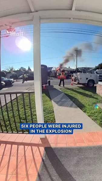 Gas explosion damages multiple properties in Hayward, California