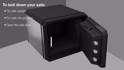 SentrySafe 0.81 cu. ft. Waterproof & Fireproof Safe for Home with Combination Dial and Override Keys FPW082KSB