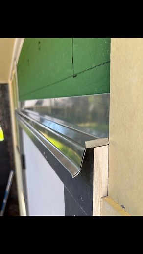 29K views · 23 reactions | I’m not sure the “wings” add much but I like how it naturally spaces the Hardie off the flashing to give an outlet for the rainscreen air gap. Thoughts? FYI, this was 26 gauge stainless. It was really hard to work with. I’ve gone down to thinner material since then. #flashing #wrb | Risinger Build | Facebook