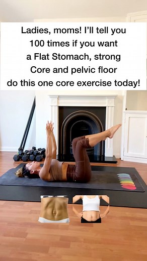 Ladies, moms! one of the Best Core exercises! 20 reps. Repeat 3 times or click to subscribe for my 5 day challenge 👉🏼 KimmyFitness: Restore Your Core -Exclusive 7-Day Flat Belly Challenge #flatstomach #deepcore #coreworkout #coreworkoutforwomen #womensfitness #Menopausebelly #DiastasisRecti #pelvicfloorexercises | Kimmyfitness