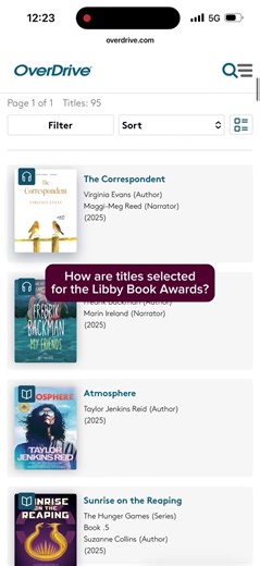 See all 21 categories and the full list of nominees here! https://bit.ly/465ObQA #Bookish #LibbyApp #LibraryLove | Libby App