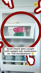 Scott Disick was caught with weight loss medications in his fridge on an episode of 'The Kardashians'... and his reaction to the incident was everything! 😂 | Entertainment Tonight