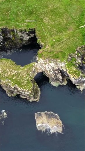 This Giant Hidden Sea Arch in Scotland Looks UNREAL! #travel #orkney