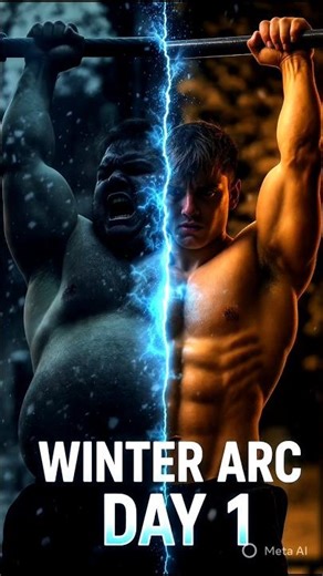 ❄️ WINTER ARC DAY 1 💪 | Fat to Fit Transformation Begins 🔥