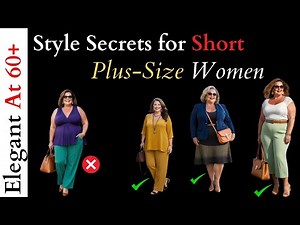 How to Dress a Short Plus-Size Body - Petite & Plus Size Women Over 50 & 60