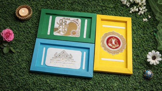 Create a paper photo frame at home