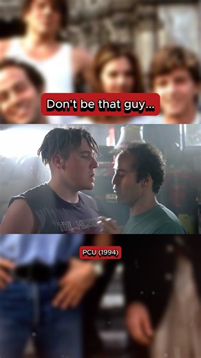 We Love the 90s on Instagram: "Don't wear a shirt of the band you're going to see in concert... don't be that guy. PCU from 1994 is what I thought college was going to be like when I went in 2000. And honestly, it was pretty close, but not as many dudes living on campus who looked like they were 35. Jeremy Piven, Jon Favreau, Megan Ward (who we've also seen in Encino Man in the 90s), Chris Young (The Great Outdoors), and David Spade round out this cast of college misfits living in the crazy part