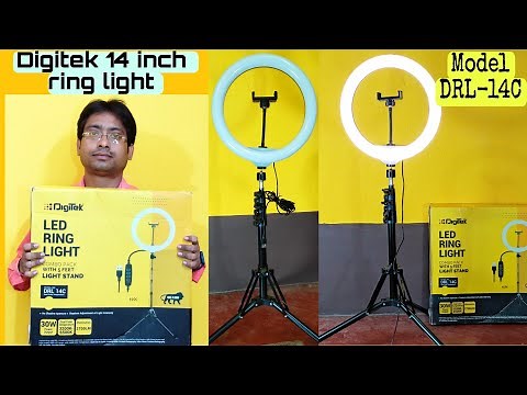 Digitek DRL-14C 14 Inch LED Ring Light review | Best Budget Ring Light for Content Creators!