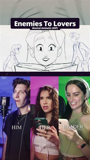 Falling In Love With My Worst Enemy - ENEMIES TO LOVERS: The Musical | ANIMATIC WIP