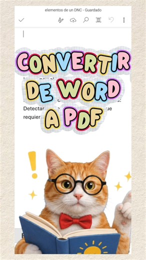 Convertir de PDF a Word. #Tecnologia #AprendeEnTikTok #ProfeClauClau #Word #productividad