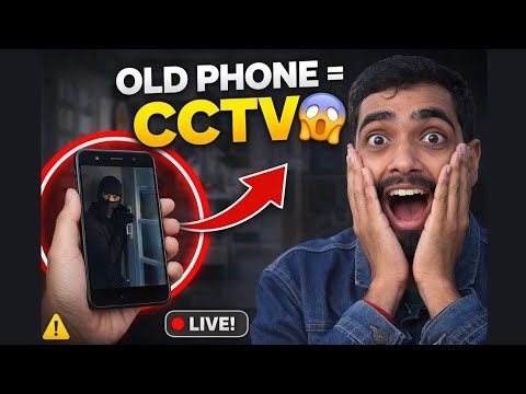 Purana Mobile Banao CCTV Camera 😱 | Live Monitoring, Talk, Siren | Step-by-Step