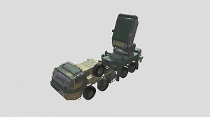 Type-03 Chu-SAM Defense System Radar - 3D model by timonfreud