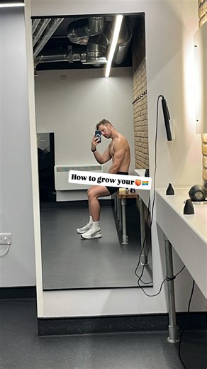 Joey Hogger 🌈 Online Fitness Coach For Gay Men on Instagram: "STOP doing this if you want to grow your glutes🍑 Throwing your body up and arching your back, brings all the work into your lower back, NOT your glutes I often hear people saying that the higher up they lift, the more it works the glutes Which is NOT the case Arching your back actually does the opposite and brings the work (and tension) into your lower back! Instead, turn your feet out slightly, so you can squeeze your glutes and ro