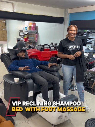 Stylish Spa Chair with Retractable Footspa for Salons