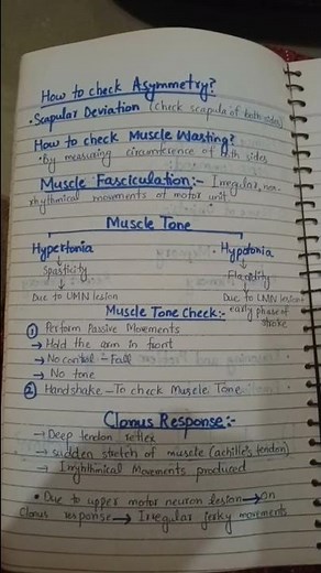 Examination Of Nervous System||Neurological Examination||Complete Notes Of Neurological Examination
