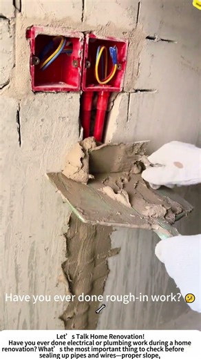 Burying Pipes in the Wall – The Hidden Backbone of a Home! 🧱💧