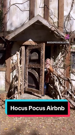 I was lucky enough to visit the Sanderson Sister Airbnb in MA last fall, and boy was it perfection. I've seen some media outlets sharing it will be back this year, and while I'm unsure, I hope so! Who would love to spend a night here? #hocuspocus #sandersonsisters #airbnb #fyp #halloween