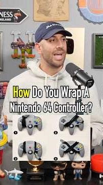 How Would You Wrap An N64 Controller?! #shorts #controller #nintendo #videogames #debate