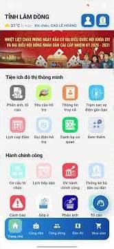 Nền tảng chính quyên 2 cấp mobile app