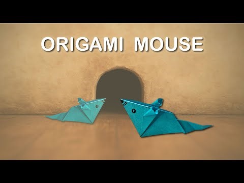 origami simple mouse ( ओरिगेमी सरल चूहा ) #diy #origami #origamimantra #mouse