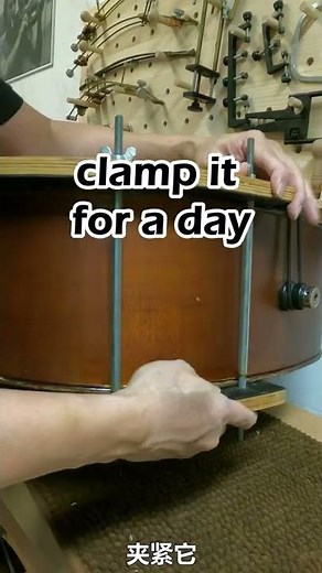 Double Bass Repair & Endpin Replacement 低音提琴损坏了！#shorts