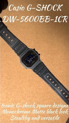 Casio G-Shock DW-5600BB Review! Iconic Black G-Shock Digital Watch