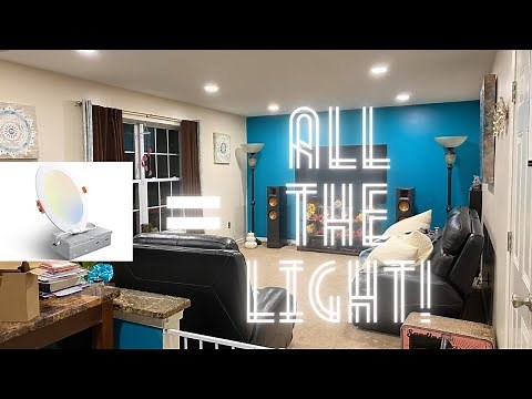 AMICO 5 in 1 5CCT Slim Panel LED recessed downlight install