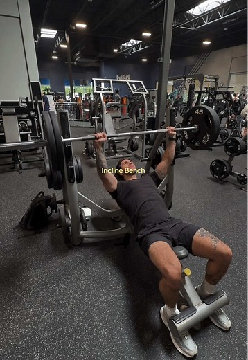 Incline only 😤 #gym #fitness #chestday #workout #motivation