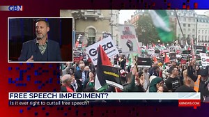 'If we start to ban different phrases and tell people that it's illegal to say different things, they will continue to talk about these ideas underground and unchallenged.' Reem Amir Ibrahim explains why she's opposed to the banning of pro-Palestine protests in the UK. | GB News
