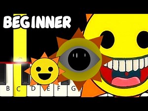 Mr Sun in 100 Phases (Sprunki) - Piano Tutorial - Videos For Kids