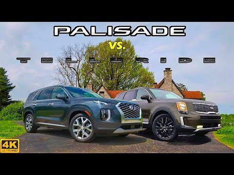NEWCOMER BATTLE! -- 2020 Hyundai Palisade vs. 2020 Kia Telluride: Comparison