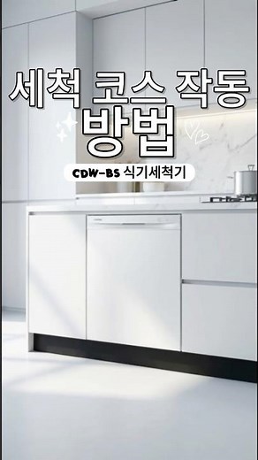 How to operate the Cuckoo Dishwasher CDW BS wash course