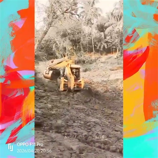JCB 3DX Power: Extreme Mud Working 🚜 | Heavy Machine Stunts #jcb3dx