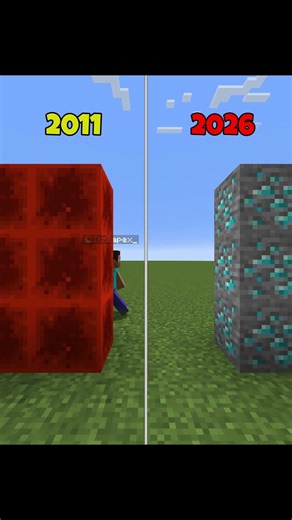 Minecraft Ores EVOLUTION 2011 → 2026 😱 #minecraft #shorts