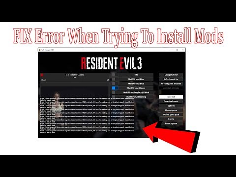 Resident Evil 3 Remake How To Fix error re_chunk_000.pak for reading and writing Failed to install